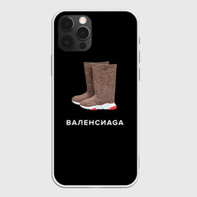 Чехол для iPhone 12 Pro Max с принтом Валенсиаga в Екатеринбурге, Силикон |  | Тематика изображения на принте: balenciaga | антитренд | баленсиага