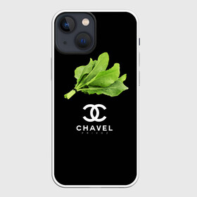 Чехол для iPhone 13 mini с принтом Chavel в Екатеринбурге,  |  | chanel | антитренд | шанель