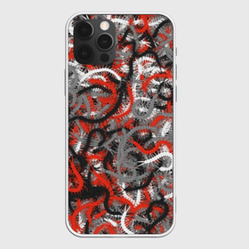Чехол для iPhone 12 Pro Max с принтом Сколопендры в Екатеринбурге, Силикон |  | камуфляж | красный | лапки | милитари | многоножка | насекомые | орнжевый | паттрен | серый | сороконожка | узор