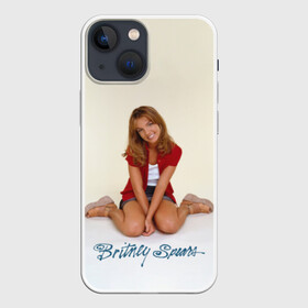 Чехол для iPhone 13 mini с принтом Oldschool Britney в Екатеринбурге,  |  | britney | britneyspears | glitch | icon | jean | pop | princess | spears | usa | бритни | бритниспирс | глич | джин | поп | работа | спирс | сша