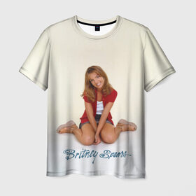 Мужская футболка 3D с принтом Oldschool Britney в Екатеринбурге, 100% полиэфир | прямой крой, круглый вырез горловины, длина до линии бедер | britney | britneyspears | glitch | icon | jean | pop | princess | spears | usa | бритни | бритниспирс | глич | джин | поп | работа | спирс | сша