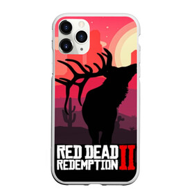 Чехол для iPhone 11 Pro матовый с принтом RDR II в Екатеринбурге, Силикон |  | Тематика изображения на принте: gta | rdr 2 | red dead redemption 2 | west | дикий запад | добыча | закат солнца | игра | кактусы | каньон | квест | легендарный олень в rdr 2 | новинки игр | рога оленя