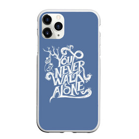 Чехол для iPhone 11 Pro матовый с принтом You Never Walk Alone в Екатеринбурге, Силикон |  | army | blackpink | bts | btsarmy | exo | jhope | jimin | jin | jungkook | k pop | kpop | mon | monster | rap | suga | wings | бтс