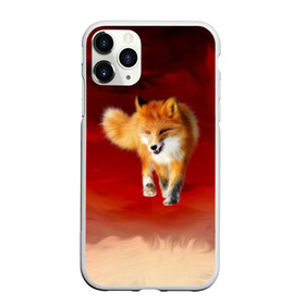 Чехол для iPhone 11 Pro матовый с принтом Огненная Лиса в Екатеринбурге, Силикон |  | fire fox | firefox | fox | fox say | ylvis   the fox | главное фыр | кицунэ | лиза | лиса | лисичка | мемасики | мемы | огонь | фыр фыр | хитрая лиса | я хочу фырфыр
