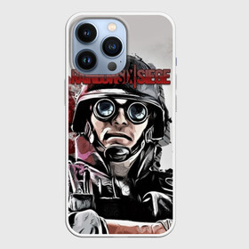 Чехол для iPhone 13 Pro с принтом Rainbow Six: Siege в Екатеринбурге,  |  | gameplay | mozzie | pvp | r6s | герой | дым | огонь | оружия | осада | пламя | снайпер | сражения | тактический | туман | шутер