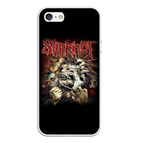 Чехол для iPhone 5/5S матовый с принтом Slipknot в Екатеринбурге, Силикон | Область печати: задняя сторона чехла, без боковых панелей | альтернативный | американская | глэм | готик | гранж | группа | метал | модные | музыка | пост | рок | хард