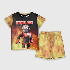 Детский костюм с шортами 3D с принтом Roblox в Екатеринбурге,  |  | roblox   массовая многопользовательская онлайн игра