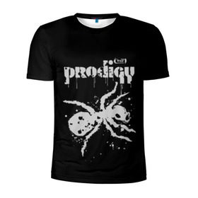 Мужская футболка 3D спортивная с принтом The Prodigy логотип в Екатеринбурге, 100% полиэстер с улучшенными характеристиками | приталенный силуэт, круглая горловина, широкие плечи, сужается к линии бедра | 2019 | album | art | break | dance | logo | music | prodigy | брейк | граффити | группа | заставка | лого | логотип | музыка | муравей | новый альбом | обложка альбома | продиджи