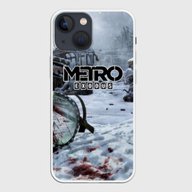 Чехол для iPhone 13 mini с принтом METRO EXODUS в Екатеринбурге,  |  | 2035 | exodus | metro | metro exodus | metro: exodus | survival horror | арт | артём | исход | метро | метро исход | метро:исход