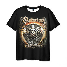 Мужская футболка 3D с принтом Sabaton в Екатеринбурге, 100% полиэфир | прямой крой, круглый вырез горловины, длина до линии бедер | heavy metal | metal | sabaton | группы | метал | музыка | пауэр метал | рок | сабатон | хэви метал