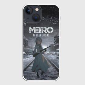 Чехол для iPhone 13 mini с принтом Metro Exodus Аниме в Екатеринбурге,  |  | 2034 | metro | metro 2033 | аниме | аниме девушка | аниме сталкер | девушка | девушка сталкер | игра | игры | метро | метро 2033 | метро 2034 | метро аниме | метро эксодус | москва | сталкер