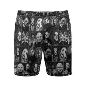 Мужские шорты 3D спортивные с принтом Slipknot в Екатеринбурге,  |  | альтернативный | американская | глэм | готик | гранж | группа | метал | модные | музыка | пост | рок | хард