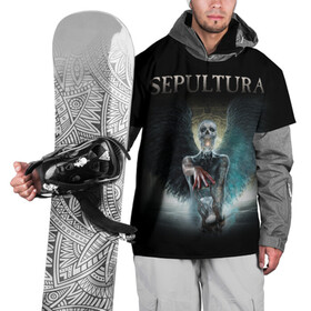 Накидка на куртку 3D с принтом Sepultura в Екатеринбурге, 100% полиэстер |  | Тематика изображения на принте: sepultura | грув метал | группы | дэт метал | метал | музыка | рок | трэш метал