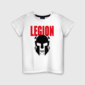 Детская футболка хлопок с принтом Legion в Екатеринбурге, 100% хлопок | круглый вырез горловины, полуприлегающий силуэт, длина до линии бедер | black | cool | creative | design | fashion | hype | legion | philosophy | rom | skeleton | skull | supreme | vanguard | авангард | дизайн | креатив | круто | легион | мода | рим | скелет | философия | хайп | череп | черный