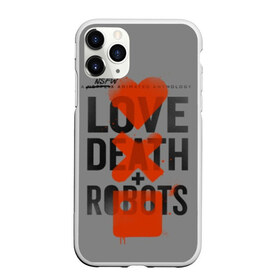 Чехол для iPhone 11 Pro матовый с принтом LoveD+R в Екатеринбурге, Силикон |  | Тематика изображения на принте: death | love death + robots | netflix | robots | любовь | нетфликс | роботы | сериал