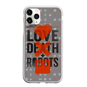 Чехол для iPhone 11 Pro матовый с принтом LOVE DEATH + ROBOTS в Екатеринбурге, Силикон |  | Тематика изображения на принте: death | love death + robots | netflix | robots | любовь | нетфликс | роботы | сериал