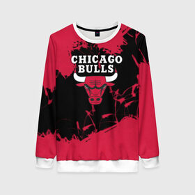 Женский свитшот 3D с принтом CHICAGO BULLS в Екатеринбурге, 100% полиэстер с мягким внутренним слоем | круглый вырез горловины, мягкая резинка на манжетах и поясе, свободная посадка по фигуре | chicago bulls | chicago bulls jordan | nba chicago bulls | nike chicago bulls | баскетбол нба | лейкерс чикаг | нба | чикаго атланта | чикаго буллз | чикаго буллз 2019 | чикаго буллз атланта