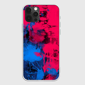 Чехол для iPhone 12 Pro Max с принтом Буря красок в Екатеринбурге, Силикон |  | Тематика изображения на принте: арт | буря красок | искусство | краски | розовый | синий | современное искусство | стрит арт