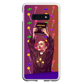 Чехол для Samsung S10E с принтом Gone Fludd (art) 4 в Екатеринбурге, Силикон | Область печати: задняя сторона чехла, без боковых панелей | fludd | gone | gone.fludd | mambl | rap | гон флад | кубик льда | мамбл | реп | сахарный человек