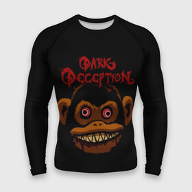 Мужской рашгард 3D с принтом Dark Deception 1 в Екатеринбурге,  |  | dark | dark deception | deception | five night | fnaf | game | horror | дарк десепшен | игра