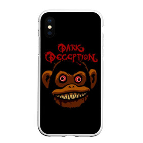 Чехол для iPhone XS Max матовый с принтом Dark Deception 1 в Екатеринбурге, Силикон | Область печати: задняя сторона чехла, без боковых панелей | dark | dark deception | deception | five night | fnaf | game | horror | дарк десепшен | игра