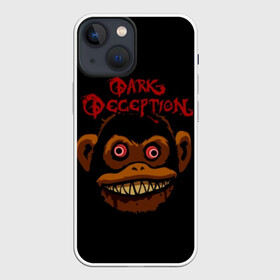 Чехол для iPhone 13 mini с принтом Dark Deception 1 в Екатеринбурге,  |  | Тематика изображения на принте: dark | dark deception | deception | five night | fnaf | game | horror | дарк десепшен | игра