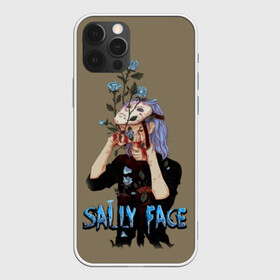 Чехол для iPhone 12 Pro с принтом Sally Face в Екатеринбурге, силикон | область печати: задняя сторона чехла, без боковых панелей | sally face | игра | компьютерная игра | лицо | маска | протез | салли фейс | школа | шрамы