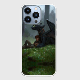 Чехол для iPhone 13 Pro с принтом Верные друзья в Екатеринбурге,  |  | dragon | how | to train | your | астрид | беззубик | викинги | всадник | дракон | как | ночная | олух | приручить | фурия | фэнтези