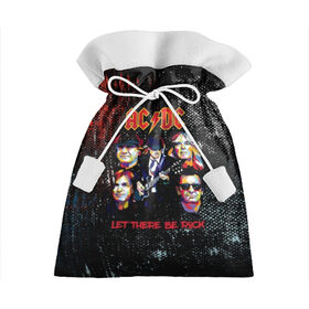 Подарочный 3D мешок с принтом AC/DC в Екатеринбурге, 100% полиэстер | Размер: 29*39 см | австралийская | ангус янг | блюз | группа | малькольм янг | рок | рок н ролл | стиви янг | хард