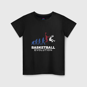 Детская футболка хлопок с принтом Баскетбольная эволюция в Екатеринбурге, 100% хлопок | круглый вырез горловины, полуприлегающий силуэт, длина до линии бедер | Тематика изображения на принте: and1 | basketball | coach | evolution | game | james | jordan | lebron | monkey | mvp | nba | player | slam dunk | sport | streetball | team | баскетбол | баскетболист | бросок | джеймс | джордан | игра | игрок | леброн | мяч | нба | обезьяна | 