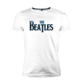 Мужская футболка премиум с принтом The Beatles в Екатеринбурге, 92% хлопок, 8% лайкра | приталенный силуэт, круглый вырез ворота, длина до линии бедра, короткий рукав | битлз | британская | группа | джон леннон | джордж харрисон | ливерпуль | пол маккартни | ринго старр | рок
