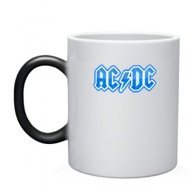Кружка хамелеон с принтом AC/DC в Екатеринбурге, керамика | меняет цвет при нагревании, емкость 330 мл | австралийская | ангус янг | блюз | группа | малькольм янг | рок | рок н ролл | стиви янг | хард