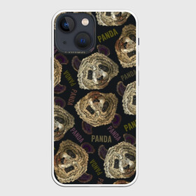 Чехол для iPhone 13 mini с принтом Панды в Екатеринбурге,  |  | animals | art | background | bears | beautiful | cool | drawing | fashion | funny | pandas | picture | style | trees | бамбук | весёлые | ветки | вышивка | графика | деревья | животные | искусство | картинка | красивый | крутой | медведи | мода | модный |