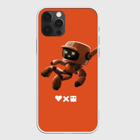 Чехол для iPhone 12 Pro Max с принтом Love Death + Robots в Екатеринбурге, Силикон |  | Тематика изображения на принте: love death robots | netflix | аниматрица | короткометражка | любовь | мультик | мультисериал | надпись | нетфликс | оранжевый | пафос | робот | роботы | сериал | треш | хипстер