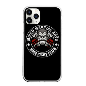 Чехол для iPhone 11 Pro матовый с принтом MMA в Екатеринбурге, Силикон |  | animal | athlet | club | cool | emblem | extreme | fighter | fighting | gorilla | logo | mma | sign | sport | stars | text | атлет | боец | бойцовский | горилла | единоборства | животное | звезды | знак | клуб | крутой | логотип | надпись | перчатки | при