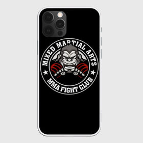 Чехол для iPhone 12 Pro Max с принтом MMA в Екатеринбурге, Силикон |  | animal | athlet | club | cool | emblem | extreme | fighter | fighting | gorilla | logo | mma | sign | sport | stars | text | атлет | боец | бойцовский | горилла | единоборства | животное | звезды | знак | клуб | крутой | логотип | надпись | перчатки | при