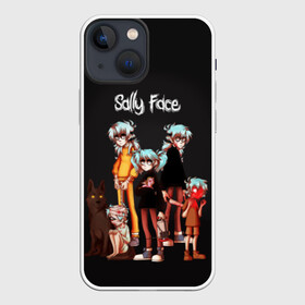 Чехол для iPhone 13 mini с принтом Sally Face в Екатеринбурге,  |  | blue | diane | face | fisher | gizmo | henry | johnson | killer | larry | sally | генри | гизмо | джонсон | диана | ларри | лицо | салли | фейс | фишер