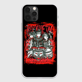 Чехол для iPhone 12 Pro Max с принтом babymetal anime в Екатеринбурге, Силикон |  | black | metall | аниме | бэбиметал | волки | девочки | рамка | рок | тяжелаямузыка | тянки