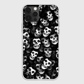Чехол для iPhone 12 Pro Max с принтом Призраки Мисфитс в Екатеринбурге, Силикон |  | misfits | punk | punk rock | rock | лицо | мисфитс | панк | панк рок | паттрен | призрак | рок | скелет | череп | черно белый