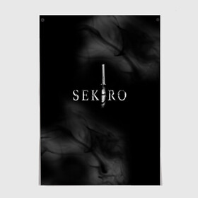 Постер с принтом Sekiro: Shadows Die Twice в Екатеринбурге, 100% бумага
 | бумага, плотность 150 мг. Матовая, но за счет высокого коэффициента гладкости имеет небольшой блеск и дает на свету блики, но в отличии от глянцевой бумаги не покрыта лаком | microsoft windows | playstation 4 | sekiro: shadows die twice | xbox one | воин с костяной рукой | игра | секиро | секиро шадоу дай твайс | сэкиро | японская