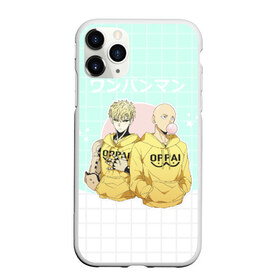 Чехол для iPhone 11 Pro Max матовый с принтом Genos adn Saitama в Екатеринбурге, Силикон |  | anime | hero | man | ok | ok hero | one | one punch | punch | superhero | аниме | ванпанч | ванпачмен | генос | один удар | сайтама | супергерой