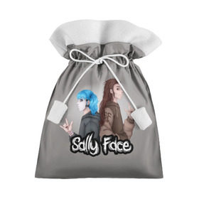 Подарочный 3D мешок с принтом Sally Face в Екатеринбурге, 100% полиэстер | Размер: 29*39 см | blue | diane | face | fisher | gizmo | henry | johnson | killer | larry | sally | генри | гизмо | джонсон | диана | ларри | лицо | салли | фейс | фишер