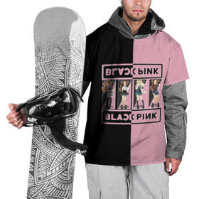 Накидка на куртку 3D с принтом BlackPink  в Екатеринбурге, 100% полиэстер |  | Тематика изображения на принте: black | blackpink | chae | jennie | jisoo | k pop | kim | lalisa | lisa | manoban | park | pink | rose | young | дженни | джису | ён | ким | лалиса | лиса | манобан | пак | розэ | че