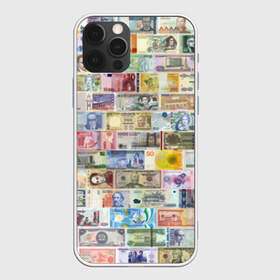 Чехол для iPhone 12 Pro Max с принтом Деньги мира в Екатеринбурге, Силикон |  | chf | eur | gbp | jpy | usd | баксы | банкноты | валюта | доллар | евро | купюры | паунд | рубль. | свисси | финансы | фунт стерлингов | швейцарский франк | японская йена