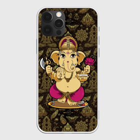 Чехол для iPhone 12 Pro Max с принтом Ganesha в Екатеринбурге, Силикон |  | animal | ax | crown | decoration | elephant | ethnic | flower | food | god | gold | hands | hold | india | lily | mouse | благополучие | бог | божество | ганеша | держит | еда | животное | золото | индия | индуизм | корона | лилия | м | много | мудрость |