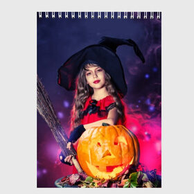 Скетчбук с принтом Маленькая ведьма в Екатеринбурге, 100% бумага
 | 48 листов, плотность листов — 100 г/м2, плотность картонной обложки — 250 г/м2. Листы скреплены сверху удобной пружинной спиралью | beautiful | crimson | cute | dress | girl | gloves | hair | halloween | hat | holiday | little | long | night | pumpkin | red | smoke | witch | ведьма | волосы | д | девочка | держит | дым | красивая | красная | маленькая | малиновый | метла | милая | ноч