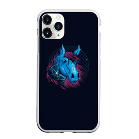 Чехол для iPhone 11 Pro Max матовый с принтом Лошадь Неон в Екатеринбурге, Силикон |  | horse | neon | конь | лошади | лошадь | неон | ретро