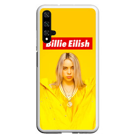 Чехол для Honor 20 с принтом Billie Eilish в Екатеринбурге, Силикон | Область печати: задняя сторона чехла, без боковых панелей | Тематика изображения на принте: bad guy | bellyache | billie eilish | bury a friend | ocean eyes | when we all fall asleep where do we go | билли айлиш | музыка | певица