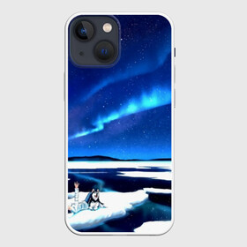 Чехол для iPhone 13 mini с принтом Мальчик и Хаски в Екатеринбурге,  |  | art | impressionism | night | painting | planets | sky | stars | style | van gogh | waves | ван гог | вихрь | волны | живопись | звезды | импрессионизм | искусство | краски | небо | ночь | рисунок | стиль