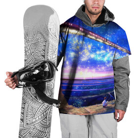 Накидка на куртку 3D с принтом Космос в Екатеринбурге, 100% полиэстер |  | nebula | space | star | вселенная | галактика | звезды | земля | космический | космос | планеты | плеяды | пространство